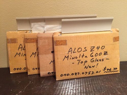 Minolta 600z &amp; Alos Z40 Microfilm Microfiche Film Reader TOP GLASS