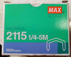 New max 2115 (1/4 - 5m) stapels (5000&#039;s) for sale