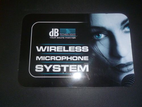 DB TECHNOLOGIES WIRELESS MICROPHONE SYSTEM WM210 / 220 / 230