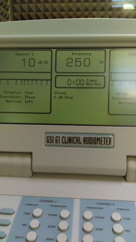 Gsi-61 clinical audiometer, all new accessories, includes gsi suite software for sale