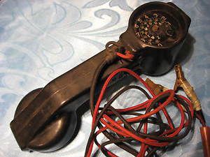Vintage Bell System Western Electric Lineman Butt/Test Rotary Handset Phone