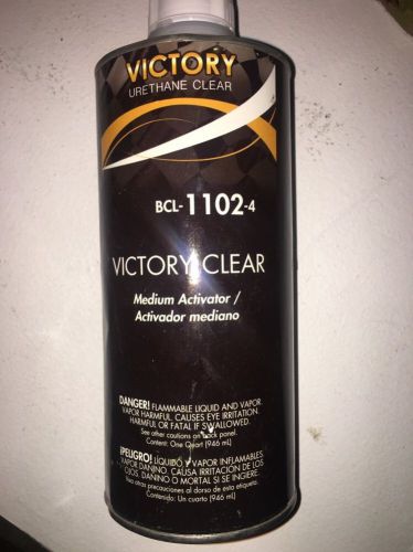 Vogel automotive victory urethane  clear    bcl –1102-4 medium activator1qt for sale