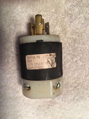 Hubbell plug cp6101, 20amp, 125v part number 231A used