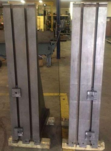 Angle plates pair  14&#034;w x 66&#034;h x 29-3/4&#034;d t-slots (29544) for sale