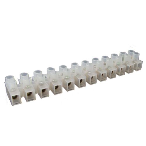 Uxcell 2 pcs wire connector 12-position barrier terminal block 10a for sale