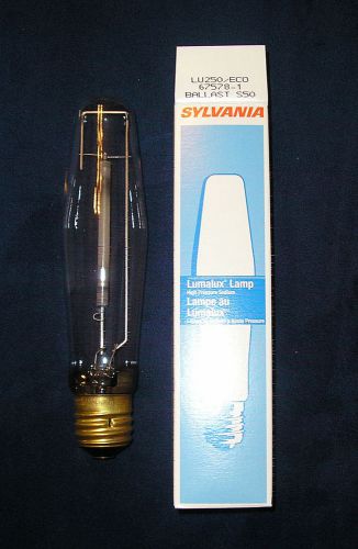Sylvania 250 Watt High Pressure Sodium S50 Clear Mogul Lamp - Lot Of 7