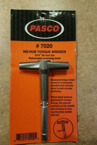 Brand new pasco no hub torque wrench for sale