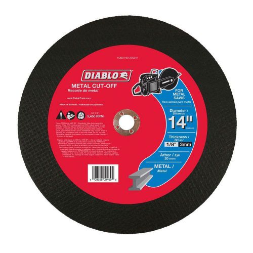 Two NEW Diablo 14 in. x 7/64 in. x 1 in. Metal Gas Powered Saw Disc