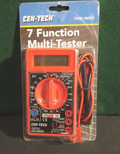 Cen-Tech Seven Function Multi-Tester *NIB*