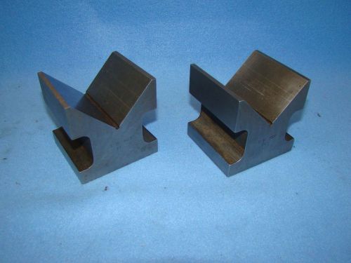 One Pair of Matched V Blocks 3&#034; x 2 3/4&#034;