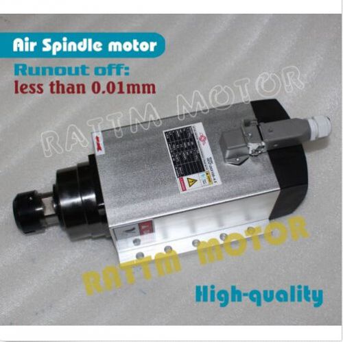 4.5kw square air cooled spindle motor er32 380v cnc milling grinder woodworking for sale