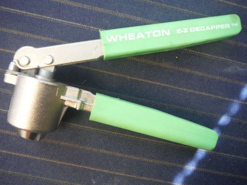 Wheaton e-z decapper, vials green 13 mm -- w225352 -- used for sale