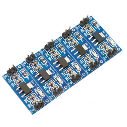 5 PCS/Set AMS1117-5.0V 5.0V Power Module Boards w/Red Indicators-Blue