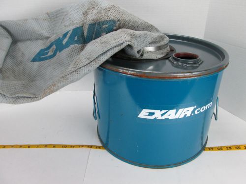 Exair chip vac drum and filter bag unit 14-1/2&#034; diameter x 10-1/2&#034; height gs for sale