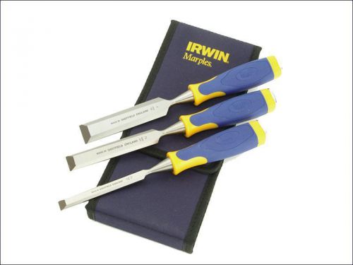 Irwin marples - ms500 all-purpose chisel protouch handle set 3: 12, 19 &amp; 25mm for sale