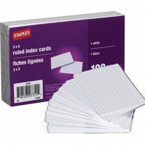 100 Index Cards Staples