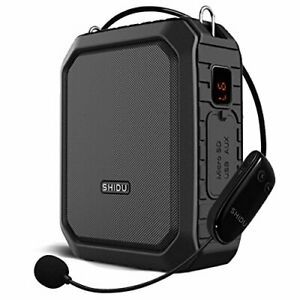 Wireless Voice Amplifier 18W Waterproof Speaker, Bluetooth Microphone Headset