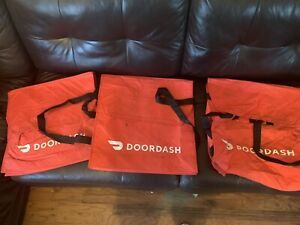DoorDash Insulated Pizza Bags 3 Total