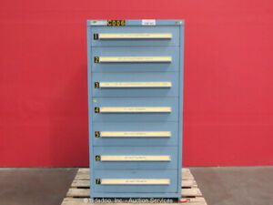 Stanley Vidmar 7-Drawer Tool Cabinet Shop Equipment Storage Box bidadoo