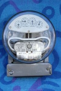 Vintage Generial Electric I-30-A Watthour Meter - Restored - So. Cal. Edison