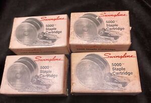 Lot 4 Swingline 5000 Staple Cartridge 50050 Replacement Electric Stapler NOS US