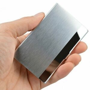Stainless Steel Business Card Holder D Credit Card Wallet ID Credit Card Wallet