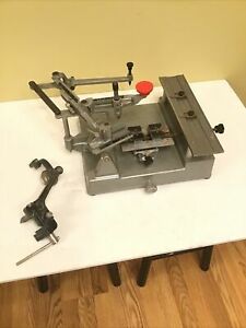 New Hermes Engravograph Model GM Engraving Machine for parts restore NO MOTOR
