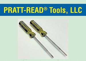 Pratt-Read U.S.A, Pocket Screwdriver Set, Professional Tools, 5-1/2&#034; Overall