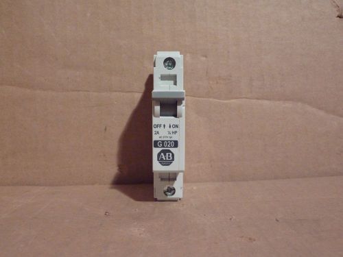 Allen bradley 1492-cb1-g020 circuit breaker  2 amp for sale