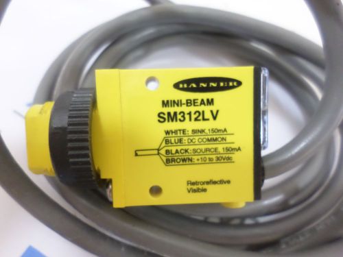 Used Banner Mini Beam  SM312LV  Retroreflective sensor