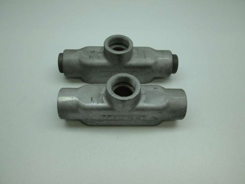 LOT 2 CROUSE HINDS TB49 1-1/4IN TEE CONDUIT D395240