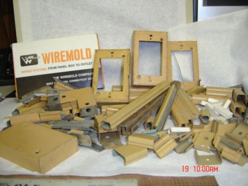 Large lot of wiremold - almost 100 peices- mostly new old stock for sale