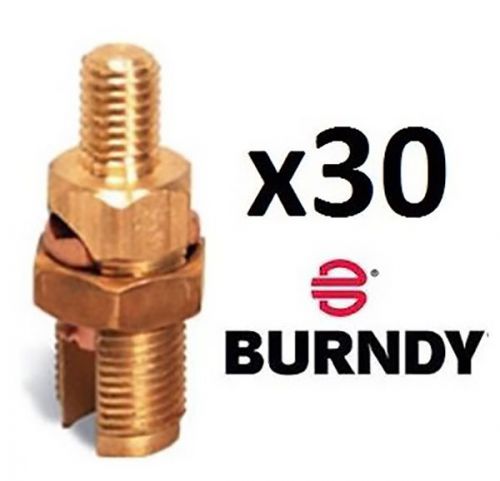 Burndy K2C28B1 Servit Post Mechanical Grounding Connector, 1-1/2&#034; Nut Size, 1-1