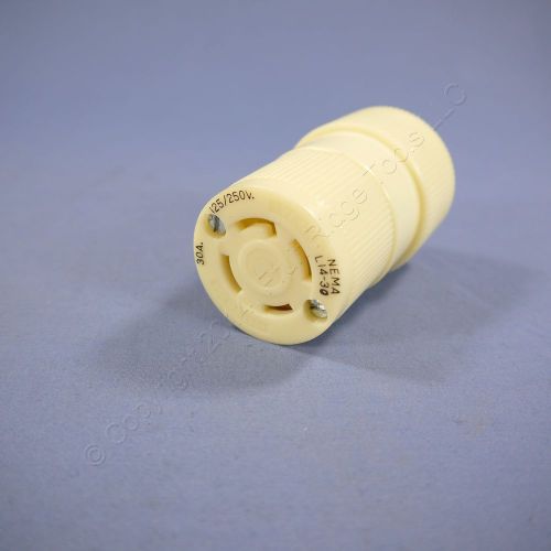 Bryant twist locking connector plug nema l14-30r 30a 125/250v bulk 71430nc for sale