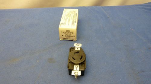 Arrow hart # 6220 twist lock receptacle,20 amp,277 volt,nema,2p,3w (new) for sale