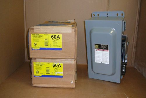 HU362AWK Square D New In Box 60A 600V Safety Switch