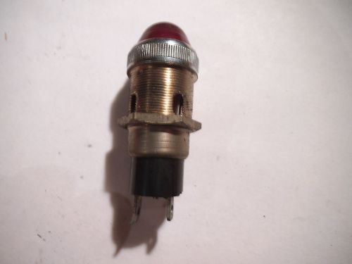 PILOT LIGHT WITH RED LENS - USED