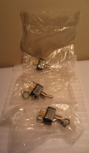 Lot Of 3 Eaton Cutler-Hammer Toggle Switches 10A 250VAC 1/2HP 0024 NOS