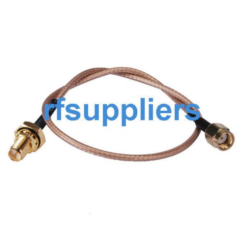 Rp sma female o-ring to rp sma male pigtail cable rg316 15cm wi-fi router new for sale