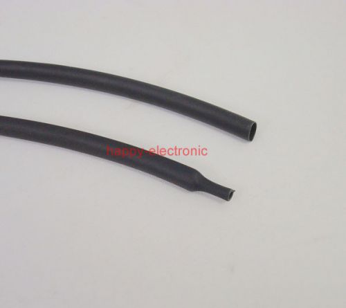 3mm dia. black heat shrinkable tube shrink tubing 5m (16.4ft) for sale