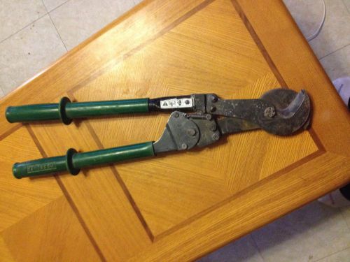 Greenlee model 756 ratchet cable cutter for sale