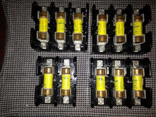 Lot of 4 bussmann j60030-3s  &amp; j60030-2s fuse holder block 600v 30a amp for sale