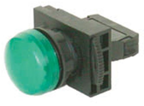 Nhd npl22-gi (green) pilot lamp round head 220~240v for sale