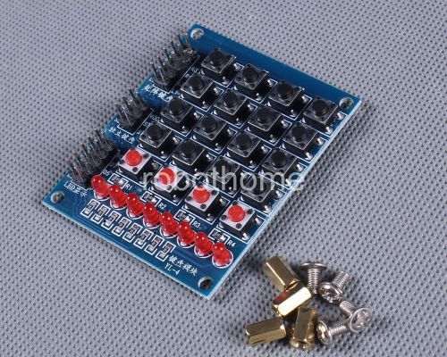 4x5 matrix keyboard buttons with water lights pic avr for arduino brand new for sale