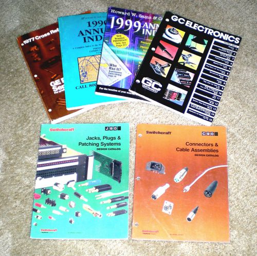 LOT of Vintage ELECTRONIC REFERENCE MANUALS - 6ea.