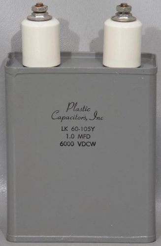 Plastic Capacitors LK60-105Y 6kVDC 1 MFD High Voltage Capacitor 6kV LK 60-105