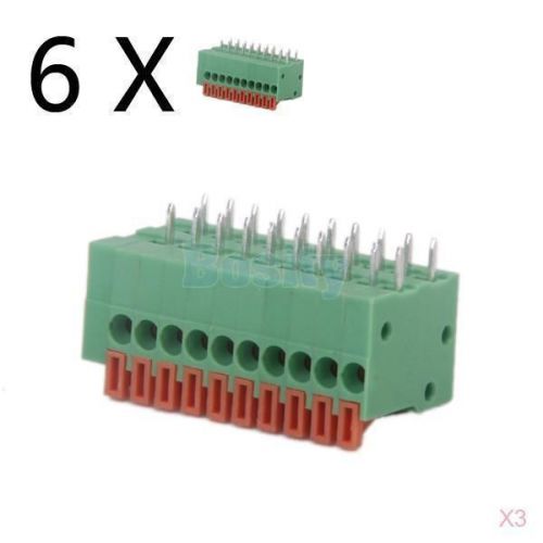 18 pcs dual row 20 pin screwless terminal block connector 150v 2a transformer for sale