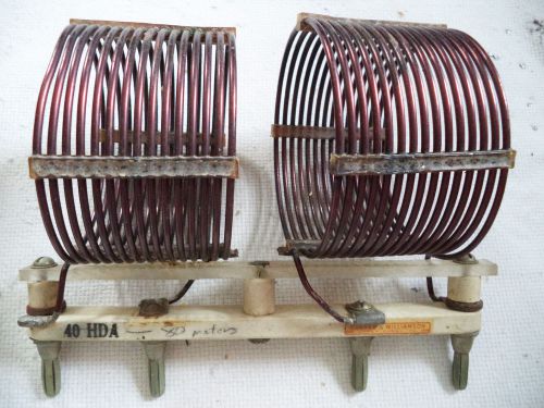 Used Barker &amp; Williams 4-Prong Plug-in 40 HDA Inductor Modified for 80 Meters