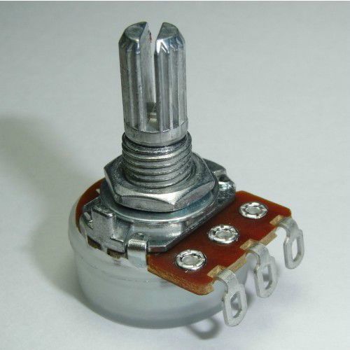 A250k ohm audio potentiometer, alpha brand. includes dust seal! usa seller!!! for sale