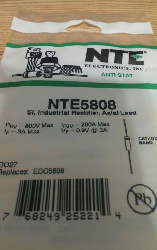 NTE5808 Industrial Rectifier,Axial Lead Silicon